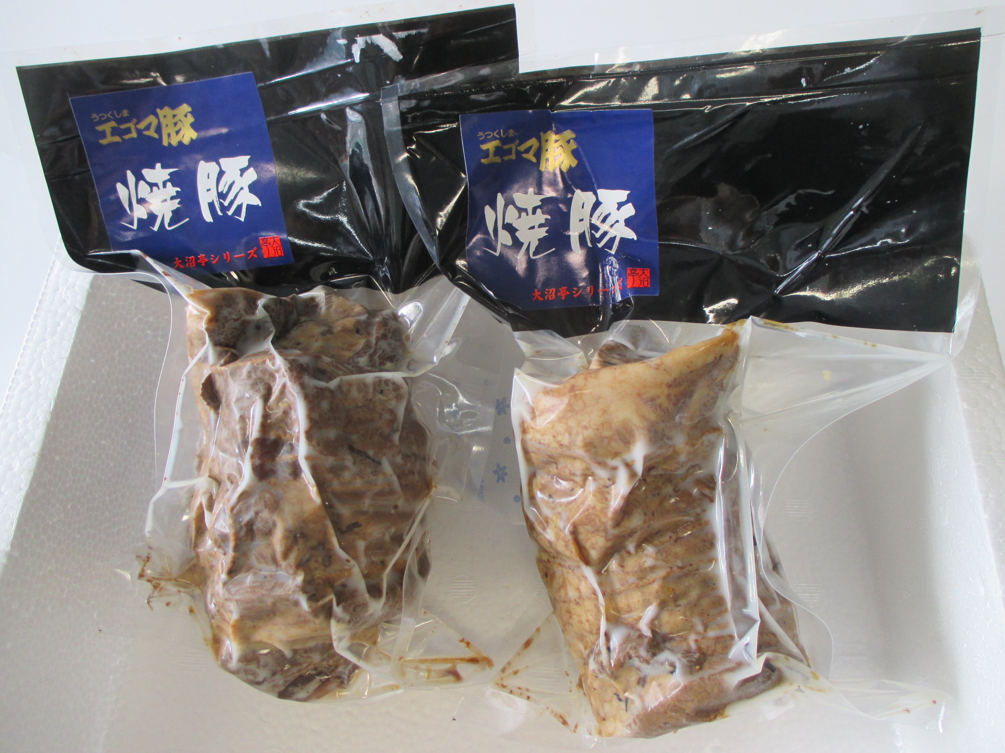 市場の焼豚